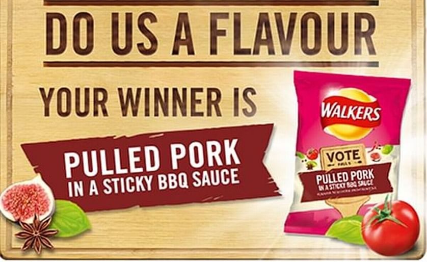 Walkers crowns 'Pulled Pork' crisps as 'Do us a Flavour' winner
