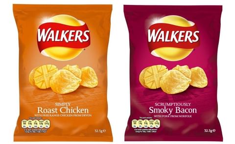 Walkers' new potato crisps range uses real meat Walkers' new potato crisps range uses real meat