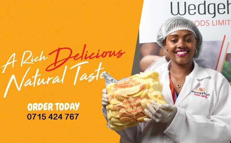 Wedgehut Foods offers fresh-cut, ready-to-cook fries to meet growing demand from hotels, restaurants and institutional kitchens in Kenya, a market where local potato processing continues to expand Wedgehut Foods offers fresh-cut, ready-to-cook fries to meet growing demand from hotels, restaurants and institutional kitchens in Kenya, a market where local potato processing continues to expand