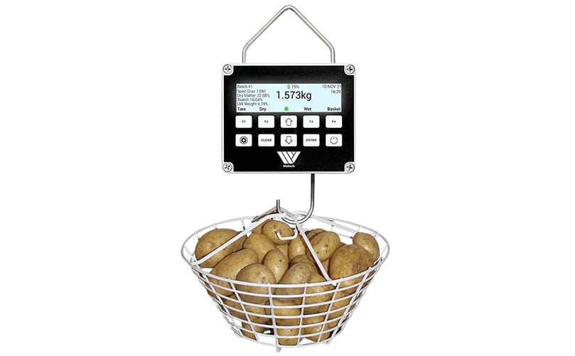 Weltech PW4 with potatoes Weltech PW4 with potatoes