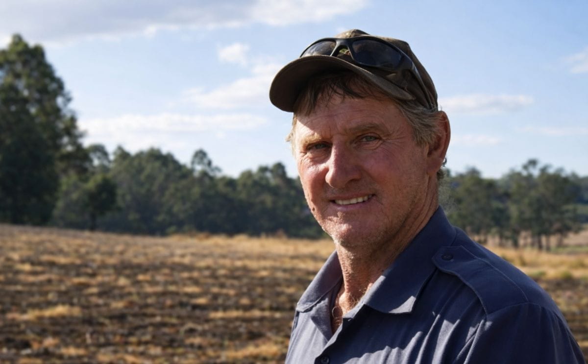 West Australian seed potato farmer Alan Parker, who may be forced to quit the seed potato industry as a result of the tomato potato psyllids found in Western Australia.