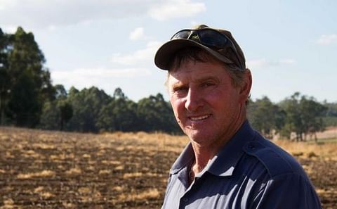 West Australian seed potato farmer Alan Parker, who may be forced to quit the seed potato industry as a result of the tomato potato psyllids found in Western Australia.