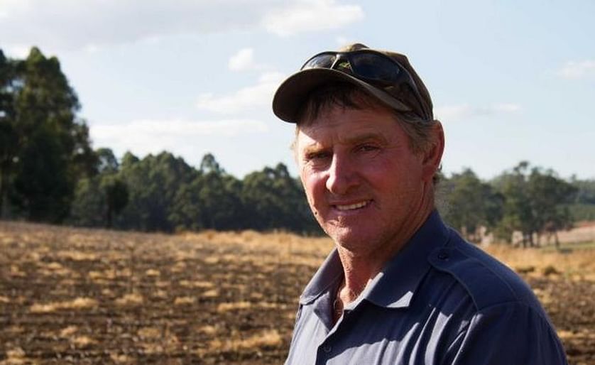West Australian seed potato farmer Alan Parker, who may be forced to quit the seed potato industry as a result of the tomato potato psyllids found in Western Australia.