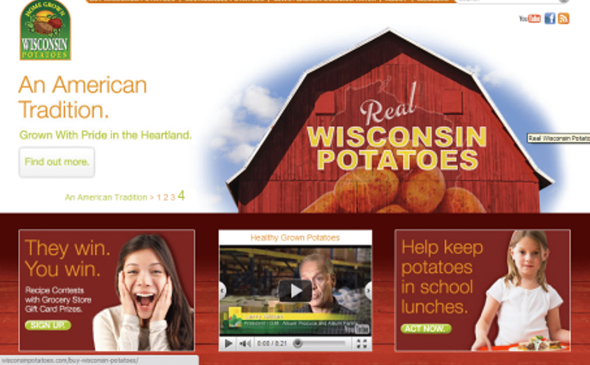 Wisconsin Potatoes website Wisconsin Potatoes website