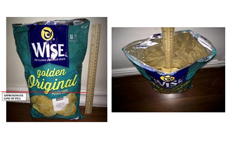 "When competitors fit more potato chips into the same size bag that Defendant uses, it proves that some of the empty space in Defendant's Product bags is in excess for potato ship manufacturing and shipping," the lawsuit states. "When competitors fit more potato chips into the same size bag that Defendant uses, it proves that some of the empty space in Defendant's Product bags is in excess for potato ship manufacturing and shipping," the lawsuit states.