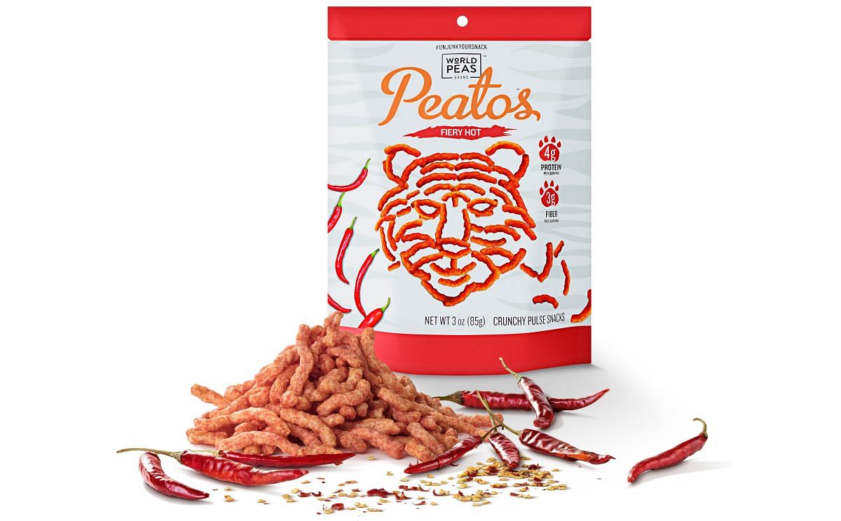 Snack it Forward Launches World Peas Brand Peatos Puffed Snacks nationwide -  with the flavors Classic Cheese, Fiery Hot, Chili Cheese, and Masala
