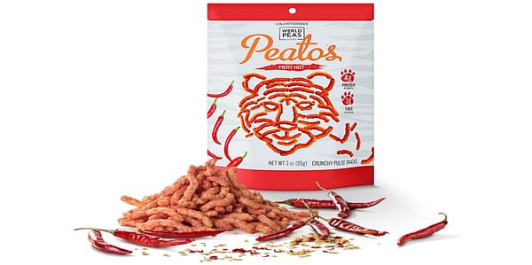 World Peas Brand Peatos Puffed Snacks: Fiery Hot
