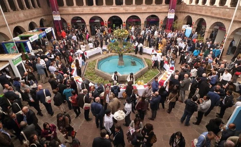 The World Potato Congress (WPC) is looking to increase its networking role for the global professional potato value chain, especially during the interval between congresses. Above: Networking during the World Potato Congress last year in Cusco, Peru.
