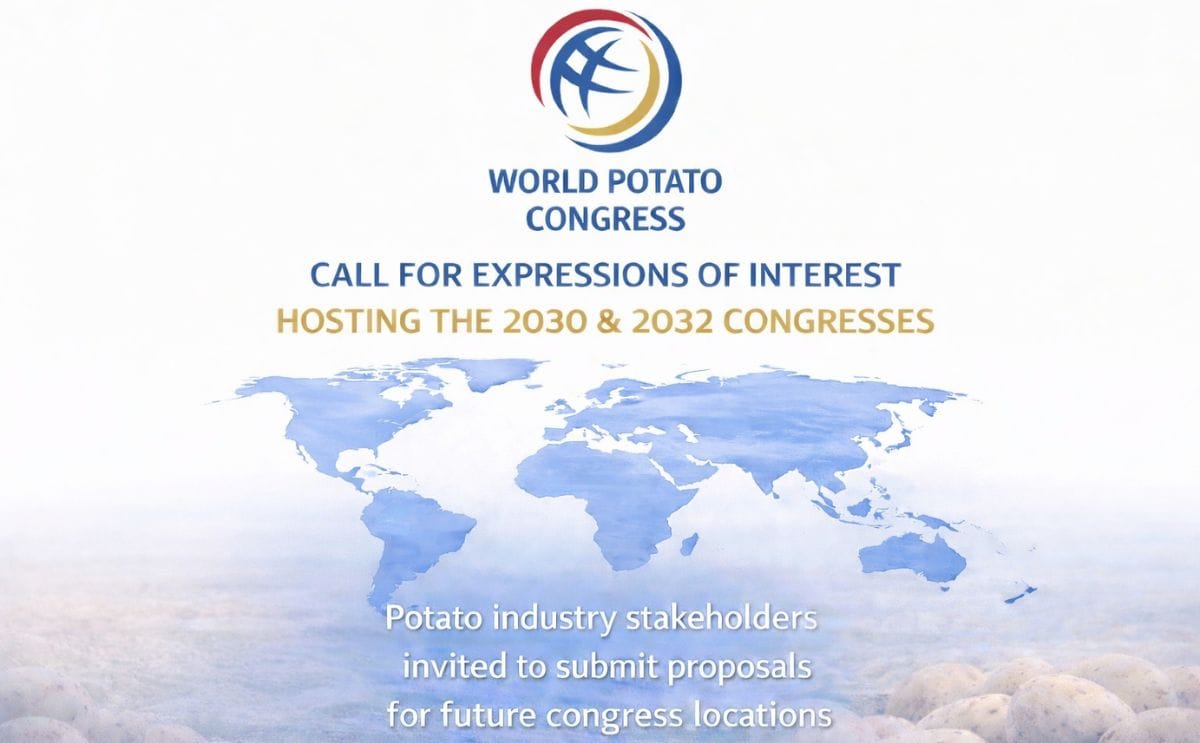 World Potato Congress opens Expressions of Interest for hosting the 2030 and 2032 editions, inviting global potato industry stakeholders to submit proposals for future congress locations. World Potato Congress opens Expressions of Interest for hosting the 2030 and 2032 editions, inviting global potato industry stakeholders to submit proposals for future congress locations.
