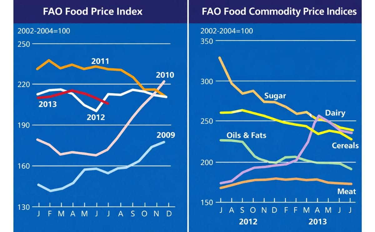 World Food prices coming down