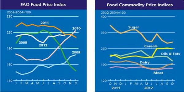 World Food Price Index october 2012