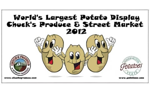 New record setting potato display in Washington State New record setting potato display in Washington State
