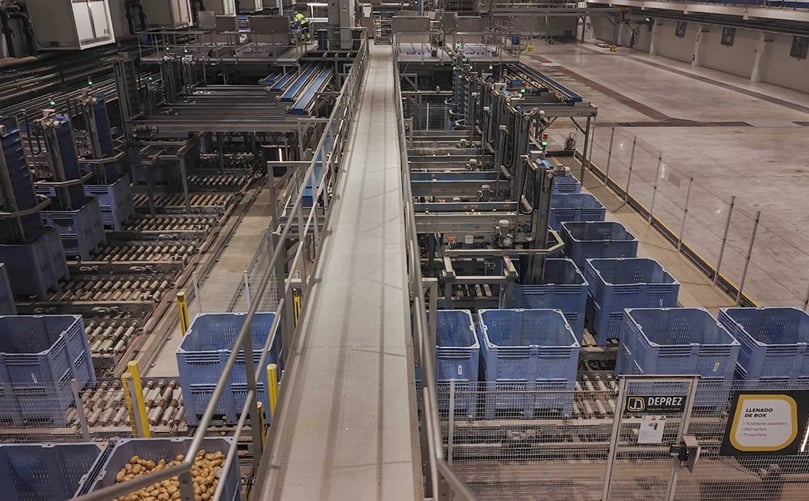 Wyma Smart palletising lines double output to 130 pallets/hour while improving ergonomics and operator safety Wyma Smart palletising lines double output to 130 pallets/hour while improving ergonomics and operator safety