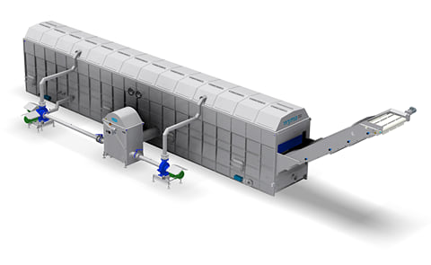 Wyma Hydro-Cooler for loose produce Wyma Hydro-Cooler for loose produce