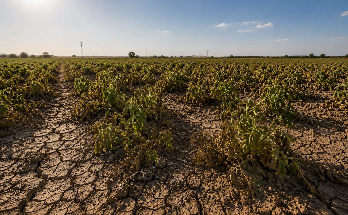 A potato field under hot summer conditions reflects the challenges facing Europe's 2026 potato crop. Wyma Solutions highlights post-harvest grading, washing and handling solutions to help processors manage greater crop variability. A potato field under hot summer conditions reflects the challenges facing Europe's 2026 potato crop. Wyma Solutions highlights post-harvest grading, washing and handling solutions to help processors manage greater crop variability.