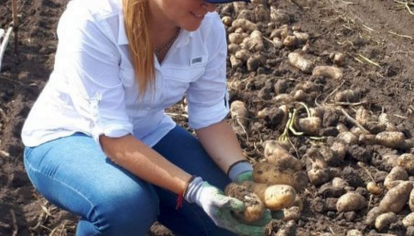 ingeniera agrónoma Josefina Omaña, Coordinadora de Marketing Región Sur en Yara Argentina.