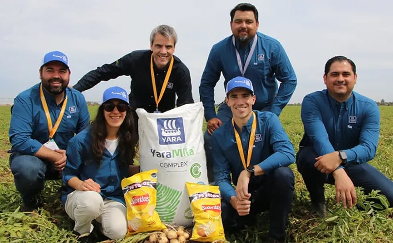 Yara team showcases sustainable crop nutrition solutions in Latin America, highlighting their commitment to low-carbon agriculture. Yara team showcases sustainable crop nutrition solutions in Latin America, highlighting their commitment to low-carbon agriculture.
