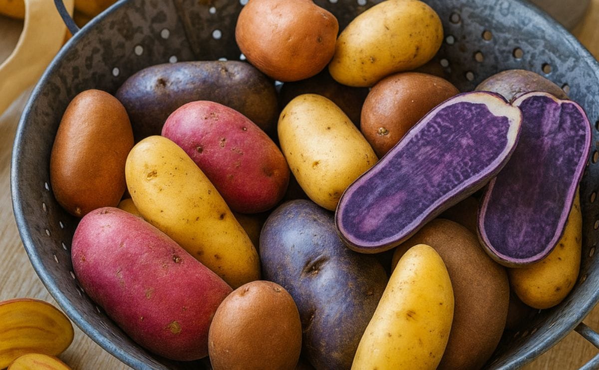 White potatoes: includes colored regular potatoes too!